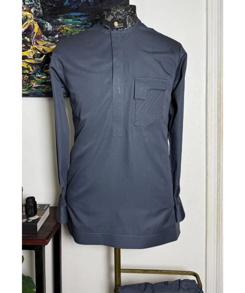 Light Grey African Kaftan